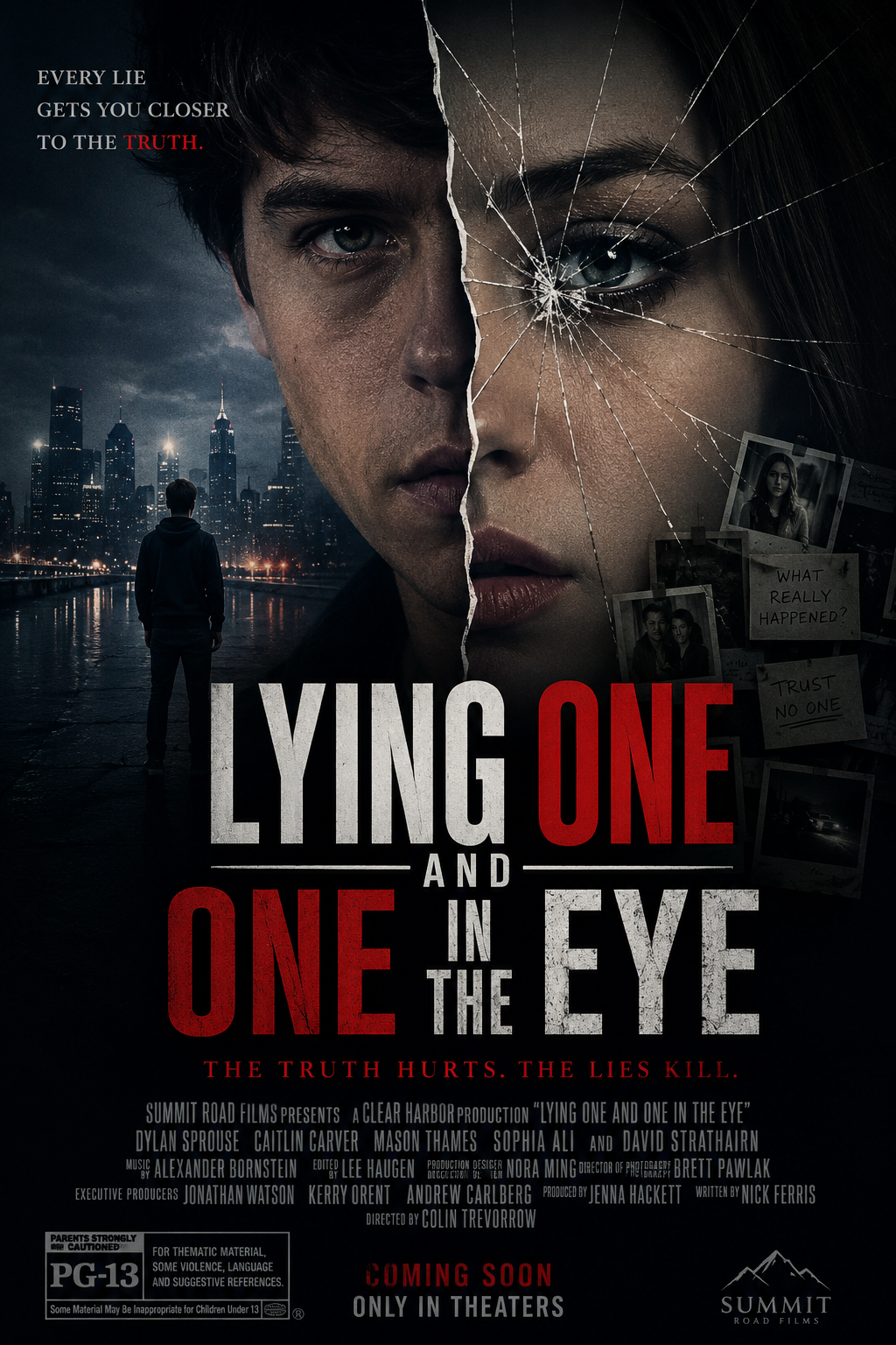 Lying One and in the Eye — poster
